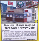 Blair Line 2006 Yard Cafe -- Kit - 4-3/4 x 3-1/4" 12.1 x 8.3cm, HO Scale