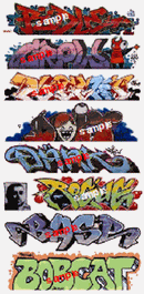 Blair Line HO 2258 Graffiti Decals Set