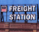 Blair Line HO/S/O 2503 Laser-Cut Billboard, Freight Station