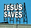 Blair Line HO/S/O 2507 Laser-Cut Billboard, Jesus Saves