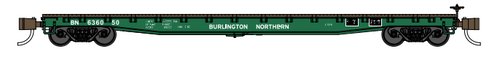 Wheels of Time N 50124 General Purpose Flat Car, Burlington Northern