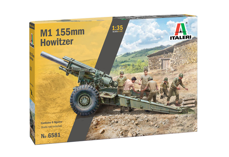 Italeri 6581 - SCALE 1 : 35 M1 155mm Howitzer