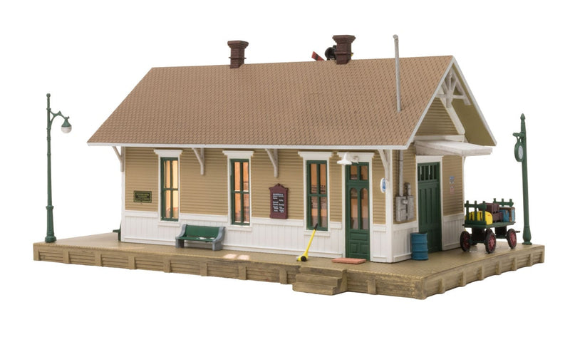 Woodland Scenics BR4928 Dansbury Depot, N Scale