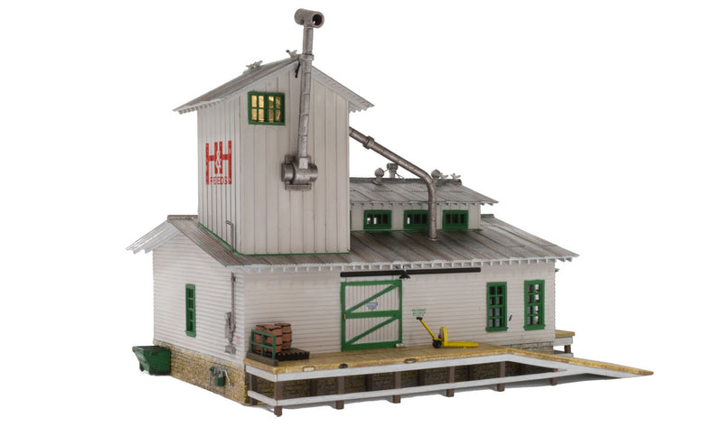 Woodland Scenics BR5059 H&H Feed Mill, HO Scale