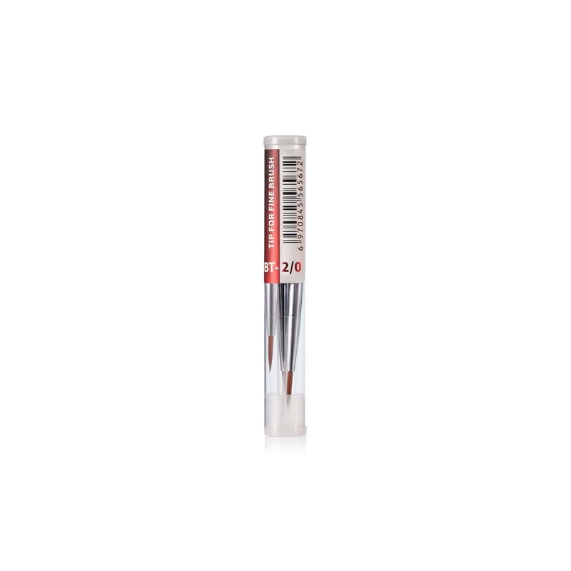 DSPIAE 2/0 Fine Brush Tips 2/0 3PCS