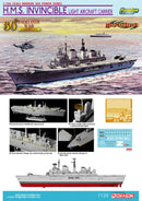 Dragon Models 7128 1/700 H.M.S. Invincible Light Aircraft Carrier (Falklands War 30th Anniversary)