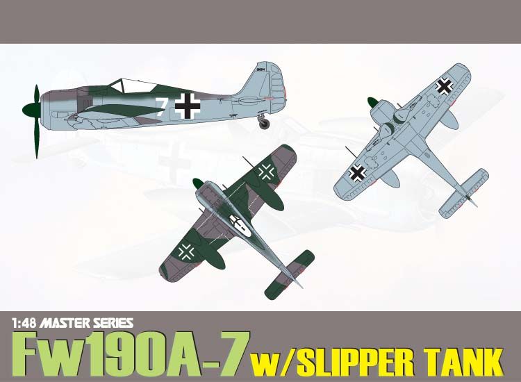 Dragon Models DML 5545 1/48 Fw190A-7 w/Slipper Tank