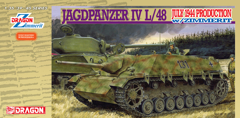 Dragon Models DML 6369 1/35 Jagdpanzer IV L/48 July 1944 Production w/Zimmerit