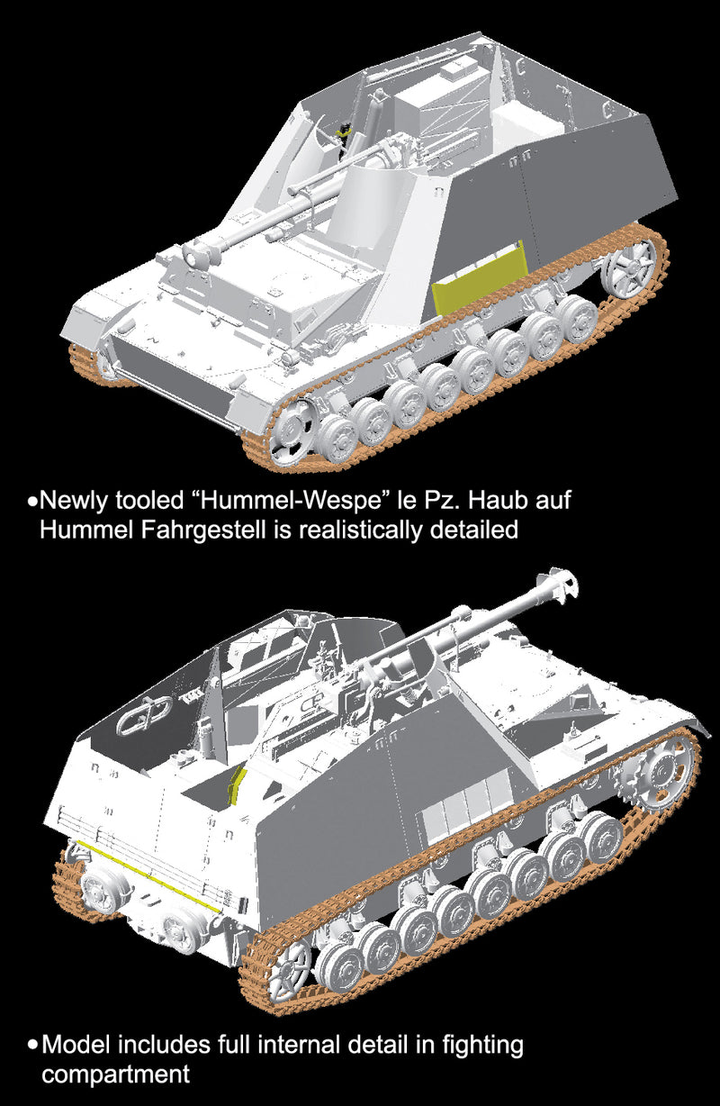 Dragon Models DML 6535 1/35 Sd.Kfz.165 Hummel-Wespe