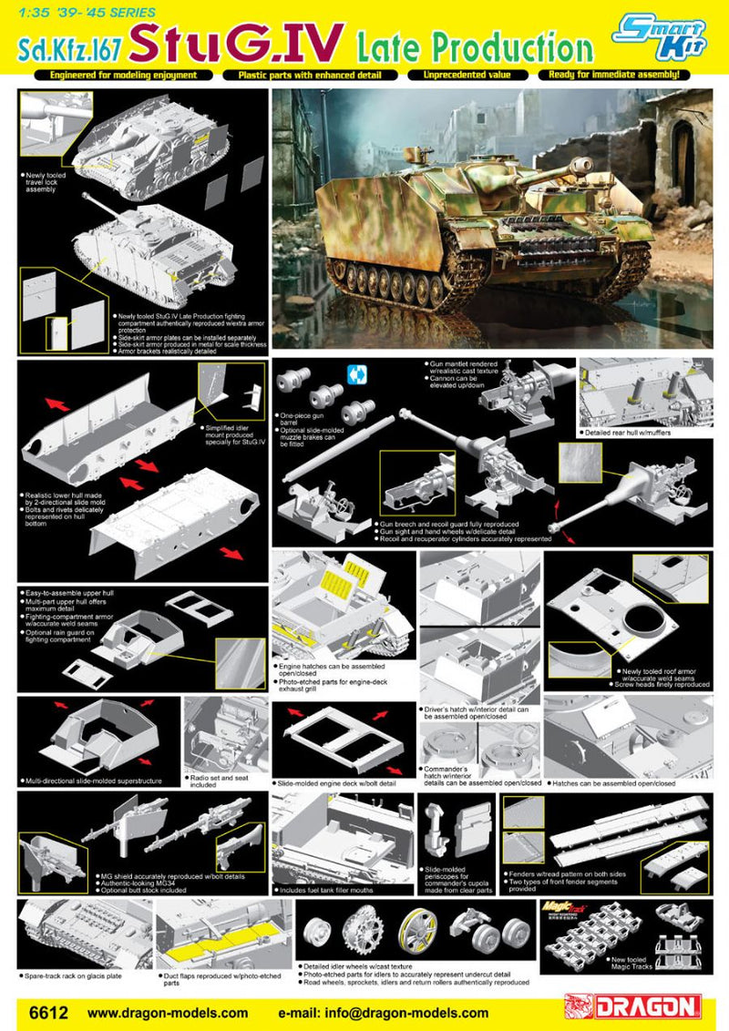 Dragon Models DML 6612 1/35 Sd.Kfz.167 StuG.IV Late Production