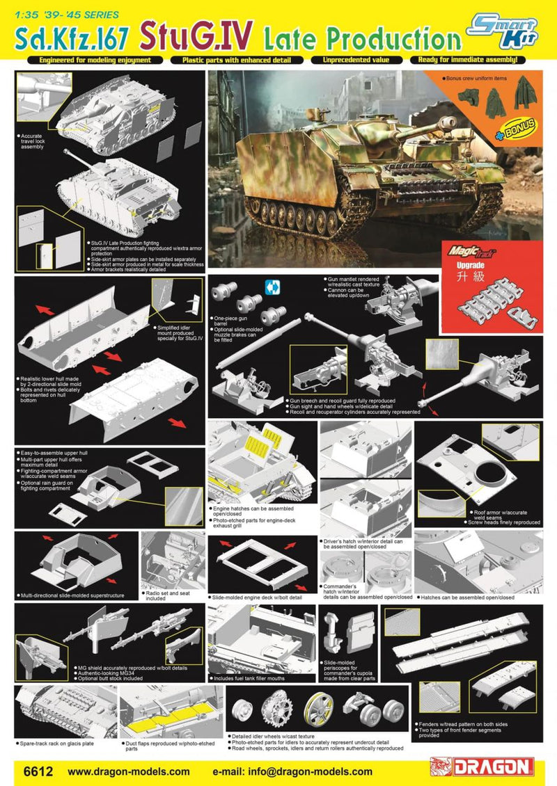 Dragon Models DML 6612 1/35 Sd.Kfz.167 StuG.IV Late Production