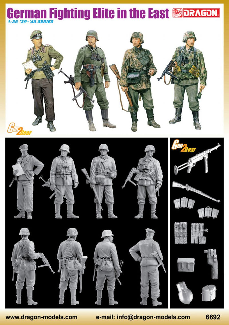 Dragon Models DML 6692 1/35 German Fighting Elite in the East