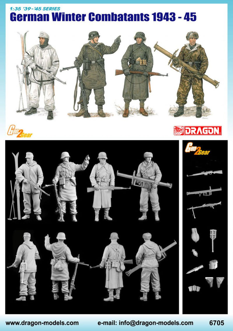 Dragon Models DML 6705 1/35 German Winter Combatants 1943-45