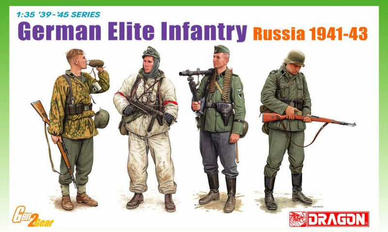 Dragon Models DML 6707 1/35 German Elite Infantry, Russia 1941-43