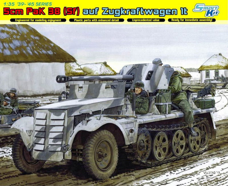 Dragon Models DML 6719 1/35 5cm PaK 38 (Sf) auf Zugkraftwagen 1t