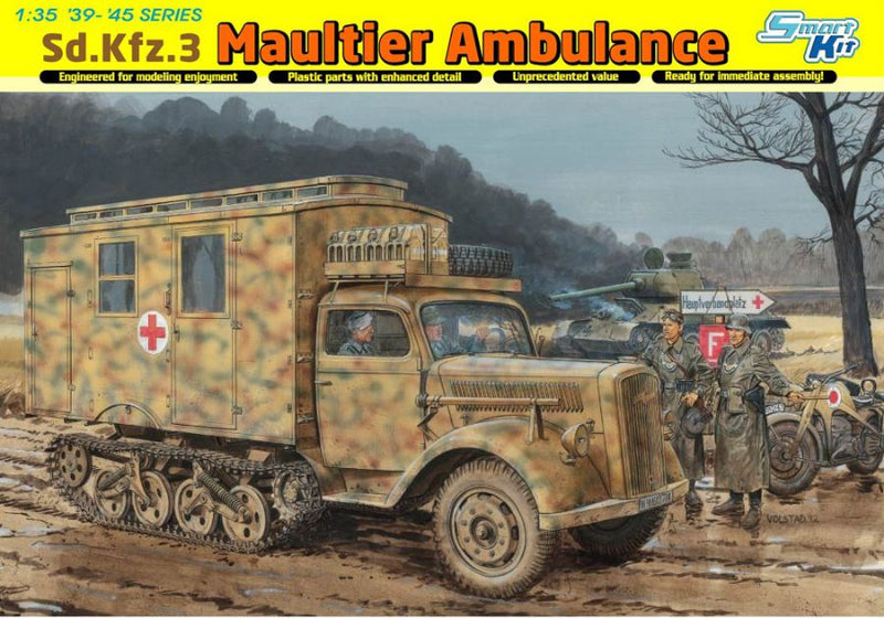 Dragon Models DML 6766 1/35 Sd.Kfz.3 Maultier Ambulance