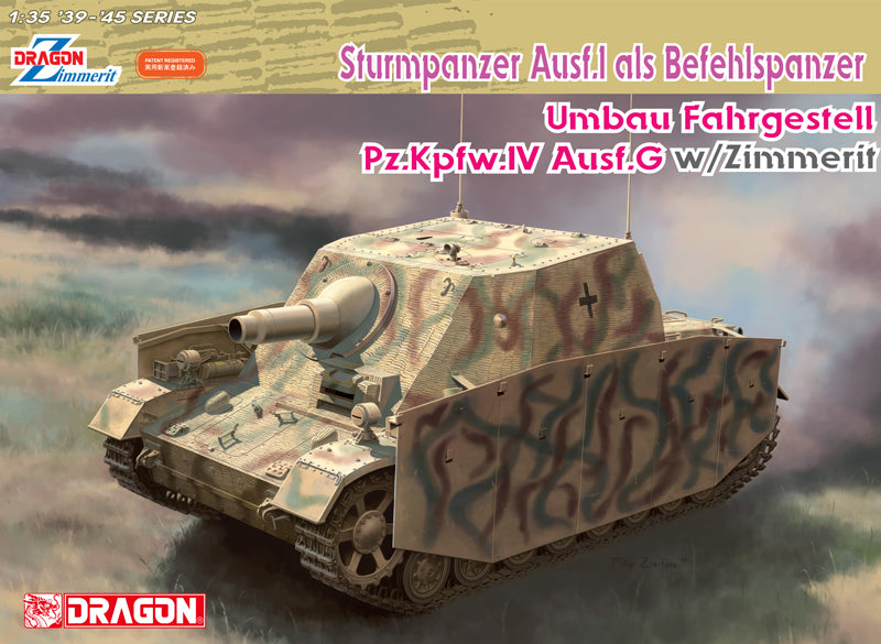 Dragon Models DML 6819 1/35 Sturmpanzer Ausf.I als Befehlspanzer (Umbau Fahrgestell Pz.Kpfw.IV Ausf.G)