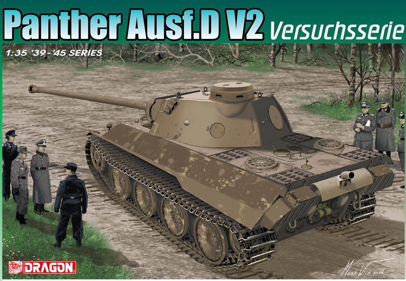 Dragon Models DML 6830 1/35 Panther Ausf.D V2 Versuchsserie - Smart Kit