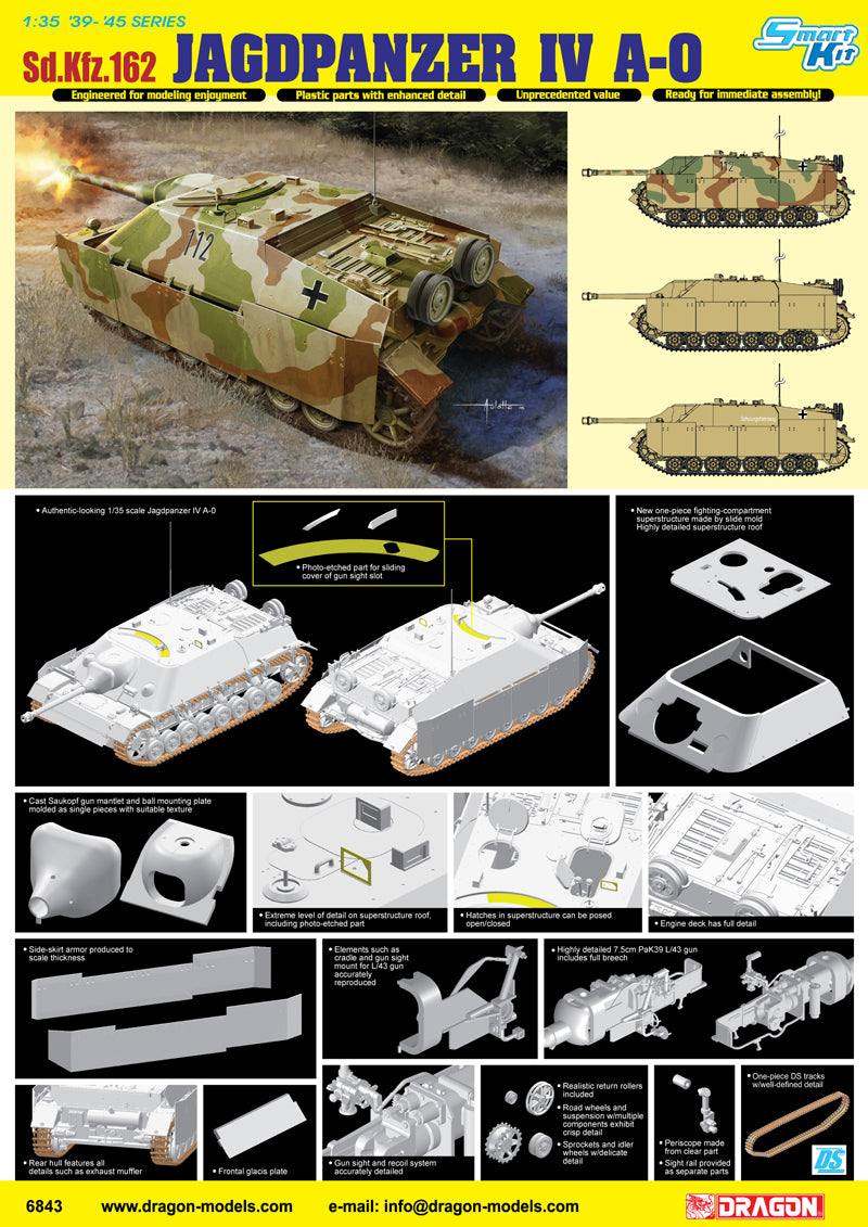 Dragon Models DML 6843 1/35 Jagdpanzer IV A-0