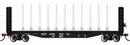 Bachmann HO 12904 52' Centerbeam Flat Car with Bulkheads, Northern Pacific