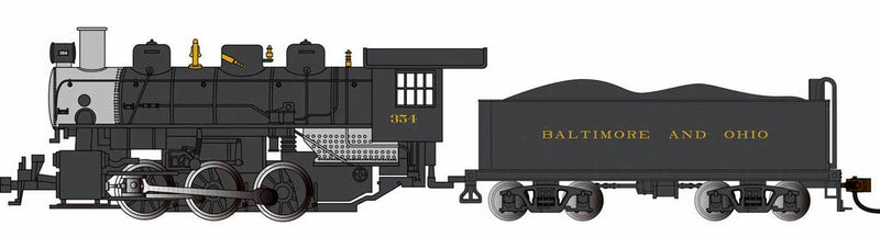 Bachmann HO 53801 USRA 0-6-0 with Tender, Baltimore and Ohio