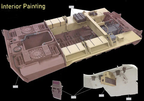 Takom Models - 2101  WWII Bergepanther Ausf A Tank w/Full Interior Kit