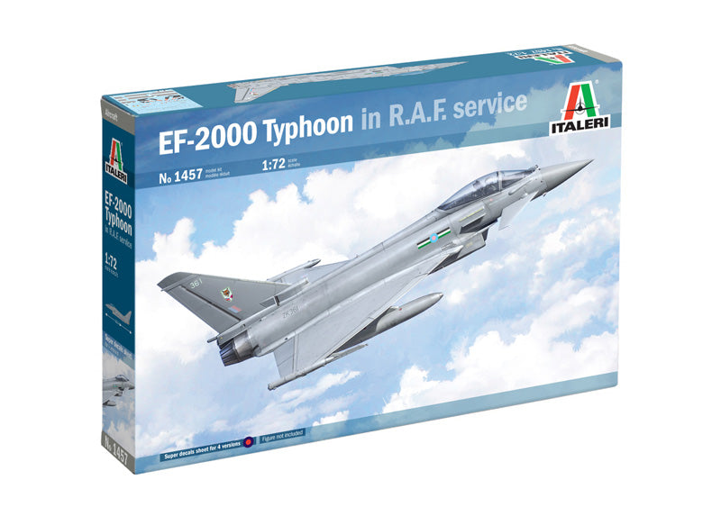 Italeri 1457 - SCALE 1 : 72 EF-2000 Typhoon In R.A.F. Service