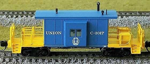 Bluford Shops N 21210 Short Body Bay Window Caboose, Union Railroad