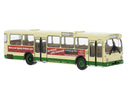 PREORDER Brekina HO 50820 1969-1970s Mercedes-Benz O 305 City Bus, Assembled, Bonn, Germany (yellow, green, Schmalzgraber Ad, German Lettering)