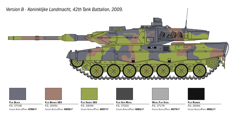 Italeri 6567 - SCALE 1 : 35 LEOPARD 2A6