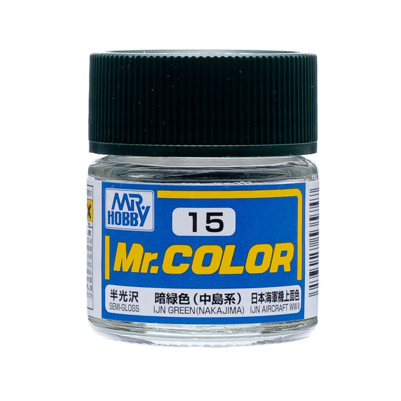 Mr. Hobby C15 SEMI GLS IJN GREEN-NAKAJI