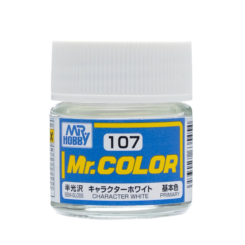 Mr. Hobby C107 SEMI GLOSS CHARACTR WHITE