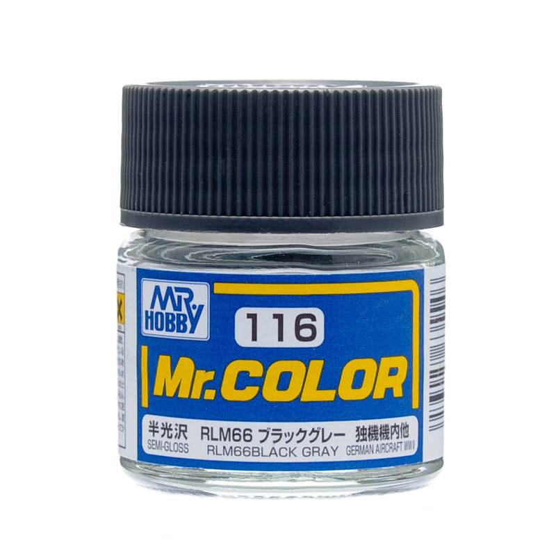 Mr. Hobby C116 SEMI GLOSS RLM66 BLK GRAY