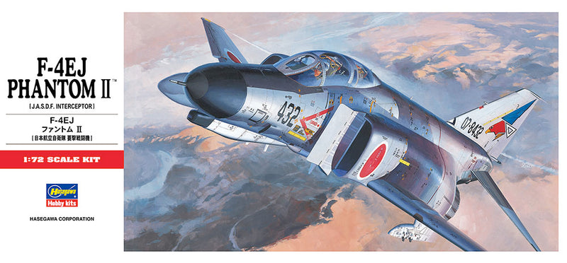 Hasegawa Models 331 F-4EJ Phantom II 1:72 SCALE MODEL KIT