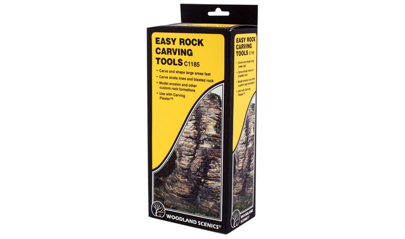 Woodland Scenics C1185 Easy Rock Carving Tools, All Scales