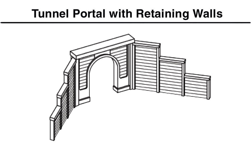 Woodland Scenics C1252 Concrete Single Portal, HO