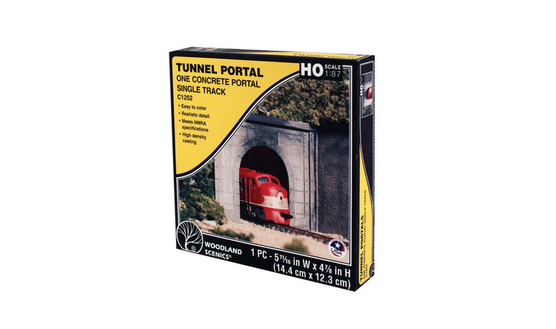 Woodland Scenics C1252 Concrete Single Portal, HO