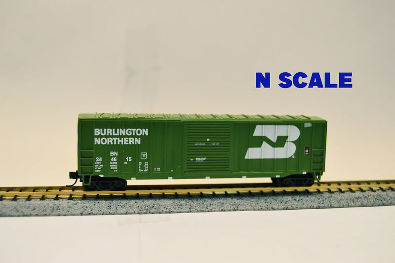 Value Trains USA N N10200 Boxcar, Burlington Northern