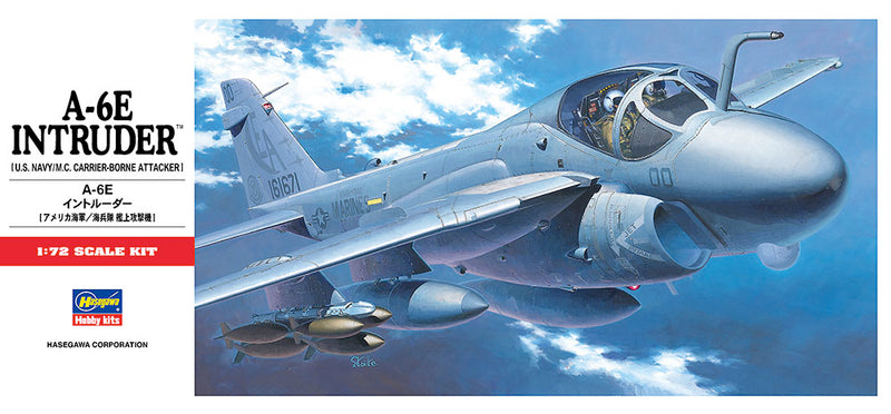 Hasegawa Models 338 A-6E Intruder 1:72 SCALE MODEL KIT