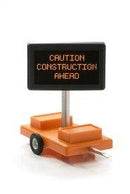 Miniatronics O 8550101 Caution Construction Ahead