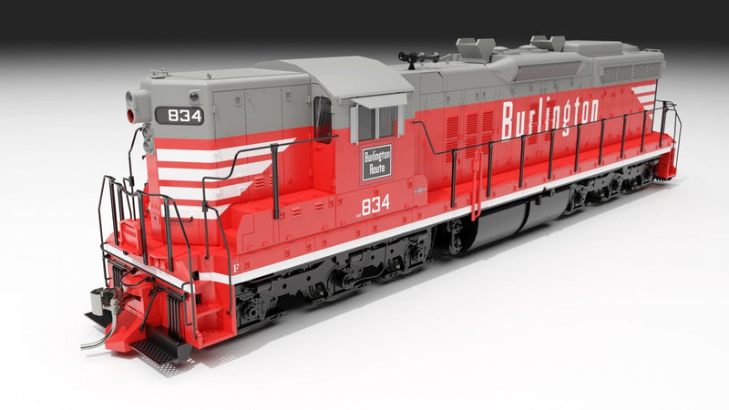 PREORDER Rapido 050627 HO EMD SD9 High Nose - ESU LokSound and DCC -- Burlington Northern