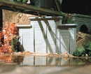 Chooch HO 8420 Concrete Stepped Wall Abutment