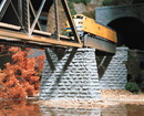 Chooch HO 8430 Cut Stone Bridge Pier, Pointed End