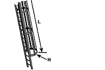 Plastruct G 90434 CL-16 Safety Cage & Ladder Set, 1:24