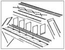Central Valley Model Works N 1810 150' Pratt Truss Bridge Kit