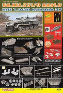 DML Military 6225 Sdkfc 251/9c w/7.5cm Cannon 1:35