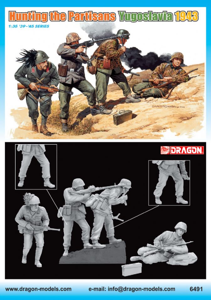 Dragon Models DML 6491 1/35 "Hunting the Partisans" (Yugoslavia 1943)