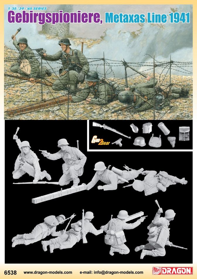 Dragon Models DML 6518 1/35 Gebirgspioniere (Metaxas Line 1941)