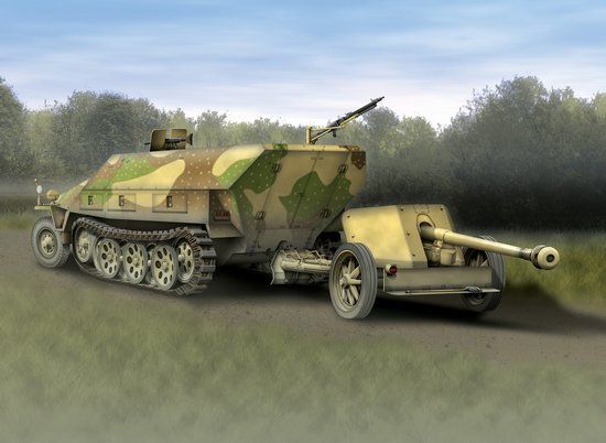 Dragon Models DML 7369 1/72 Sd.Kfz.251/1 Ausf.D & 7.5cm PaK 40