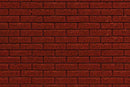 Chooch HO 8669 Dark Red Flexible Brick Sheets, Medium Brick Paver (2)